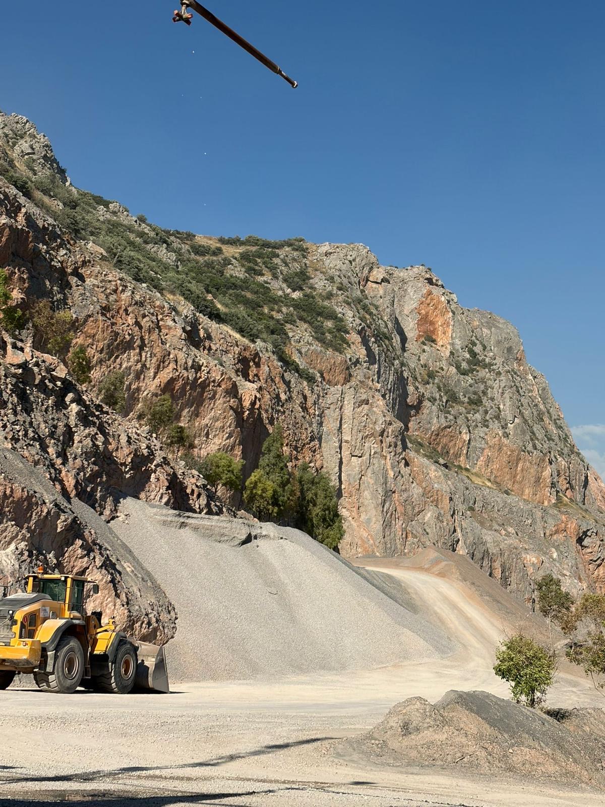 Bemaş İzmir şantiyesi üretim ve ocak görseli